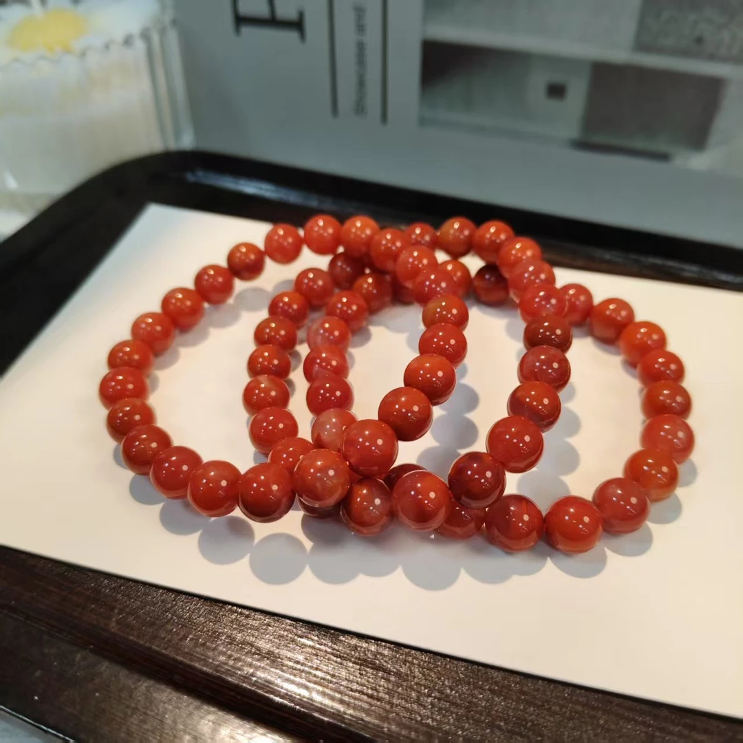 【书记甄选】天然南红单圈手链 多样式发一件 8mm XL3217