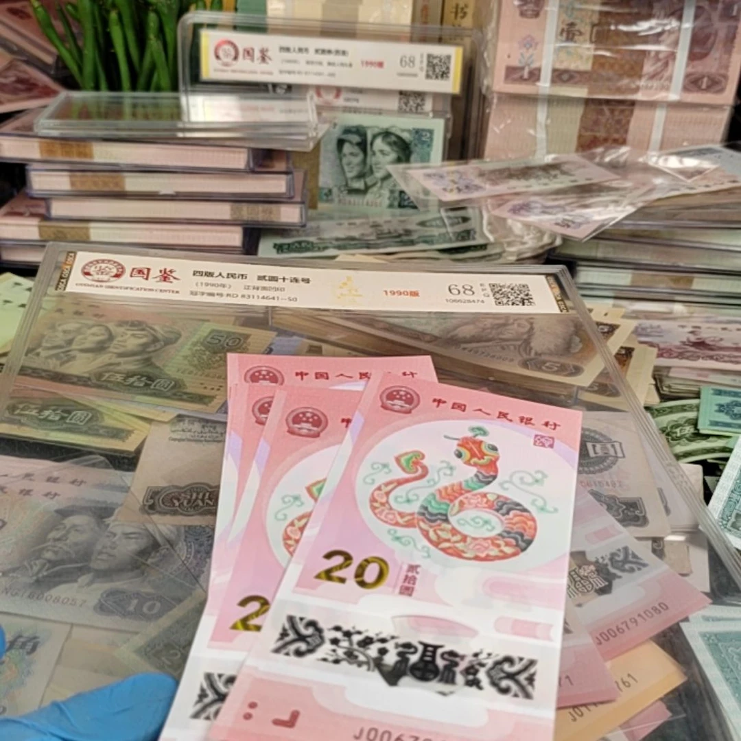 *****第四版蛇钞10张连号61组