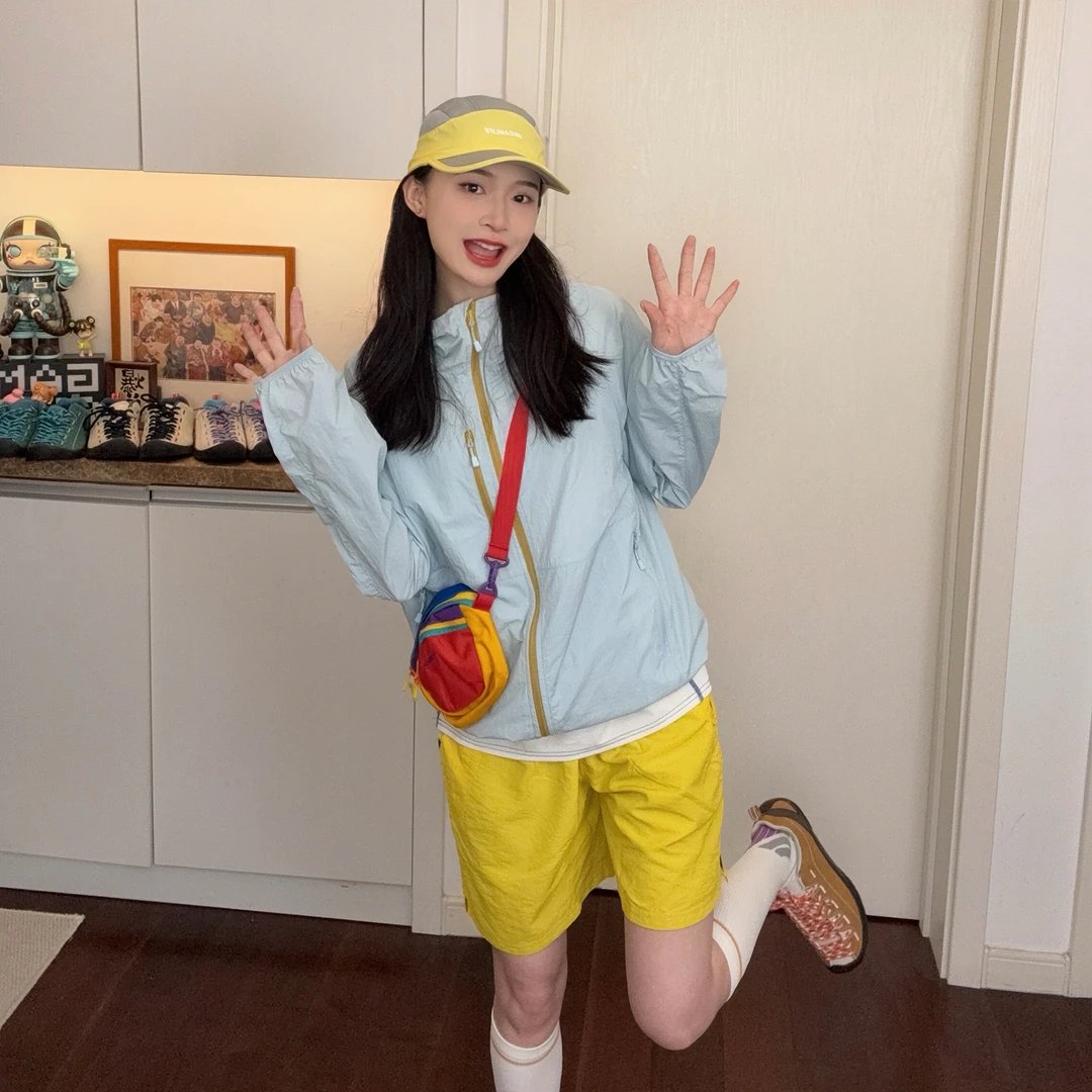 防晒衣UPF100+原纱防晒户外 透气宽松休闲连帽皮肤衣防晒情侣款