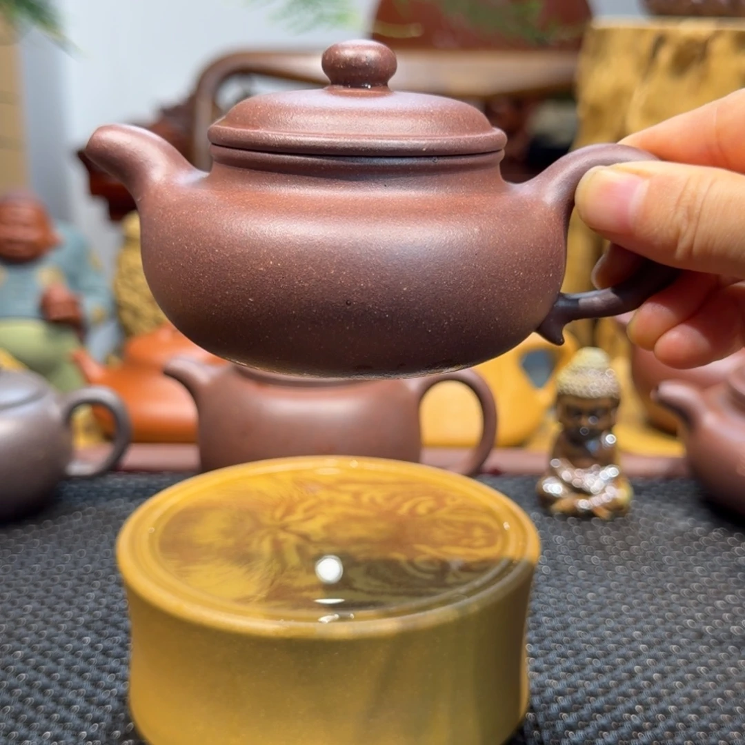 紫砂茶壶底槽清仿古160cc特价