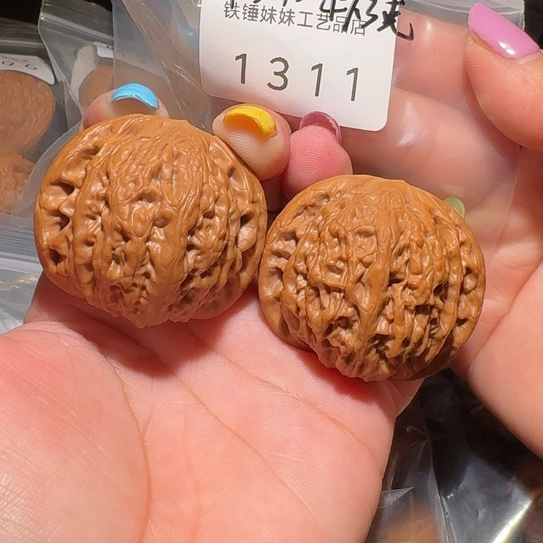 文玩核桃把件铁锤43➕