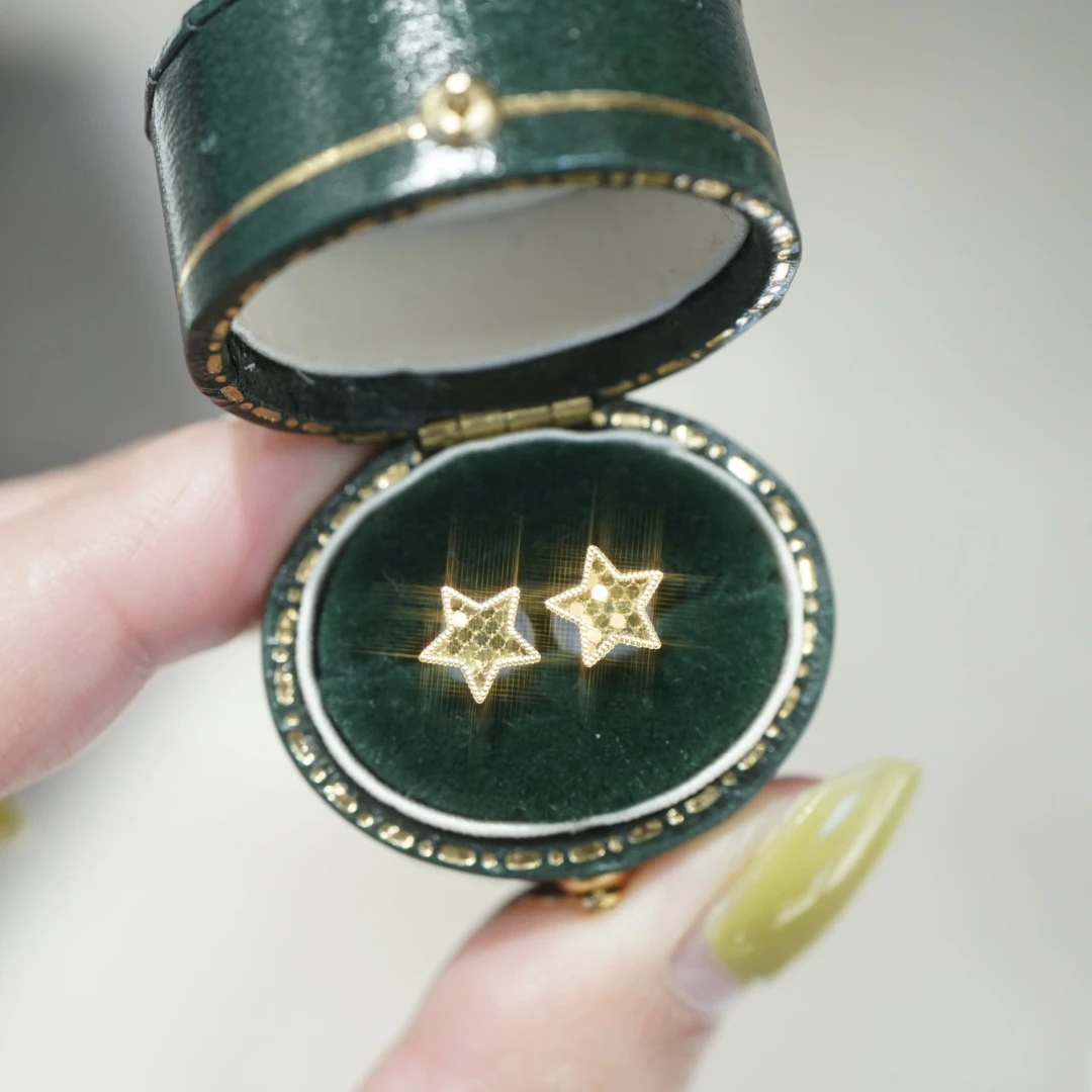 【宝曼珠宝】18K金五角星配件多样性发货1件