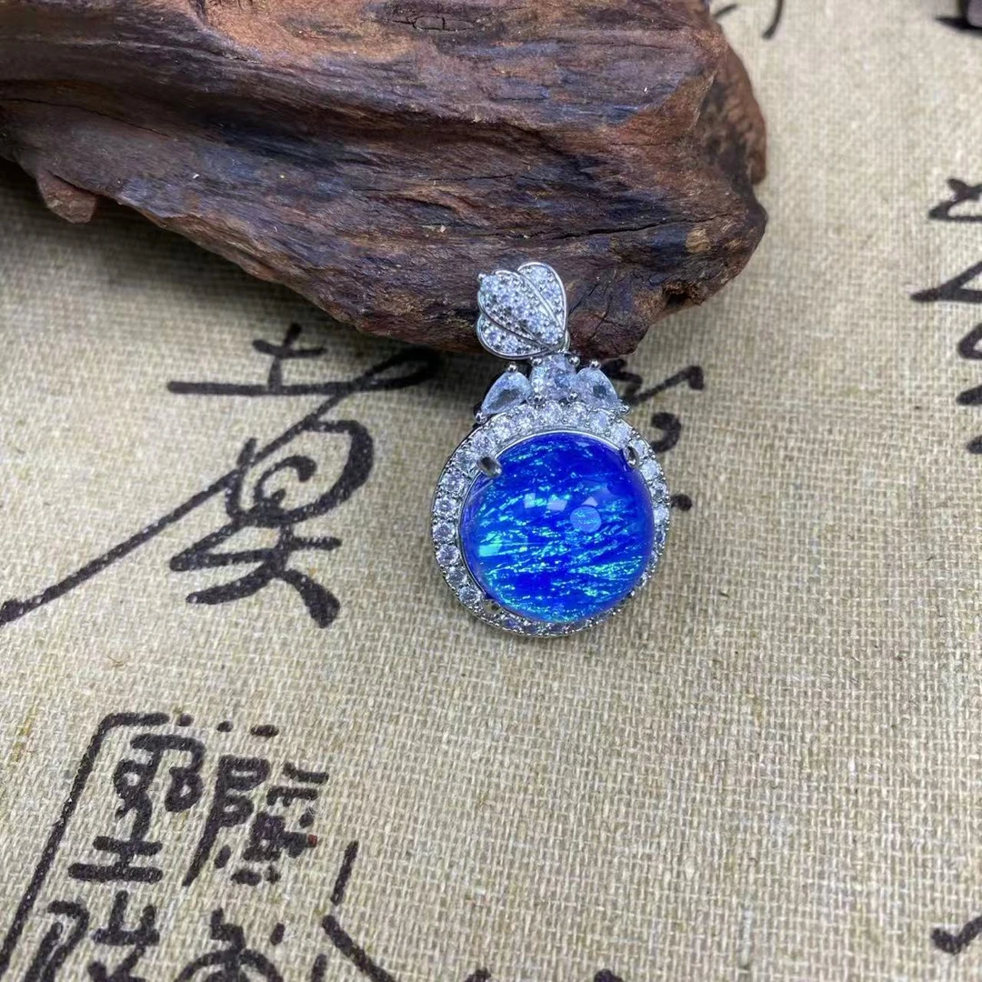典藏品 海洋蓝色吊坠