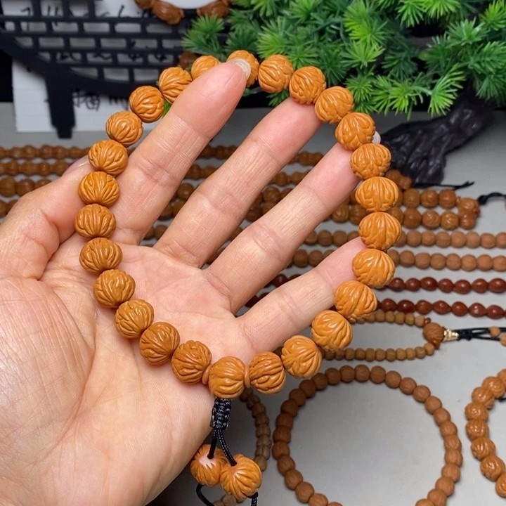 桃核手串金蟾手持