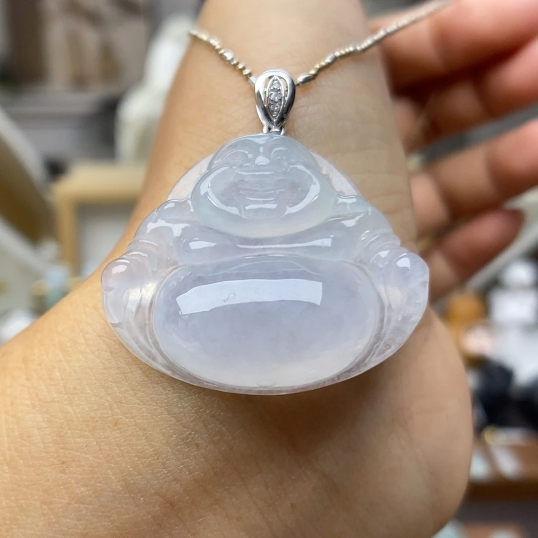 【闪购商品】颈饰18K金镶嵌翡翠25