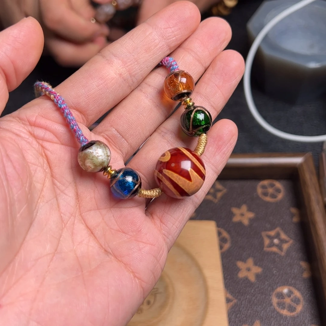 s***鸡玛瑙/玉髓合金手串