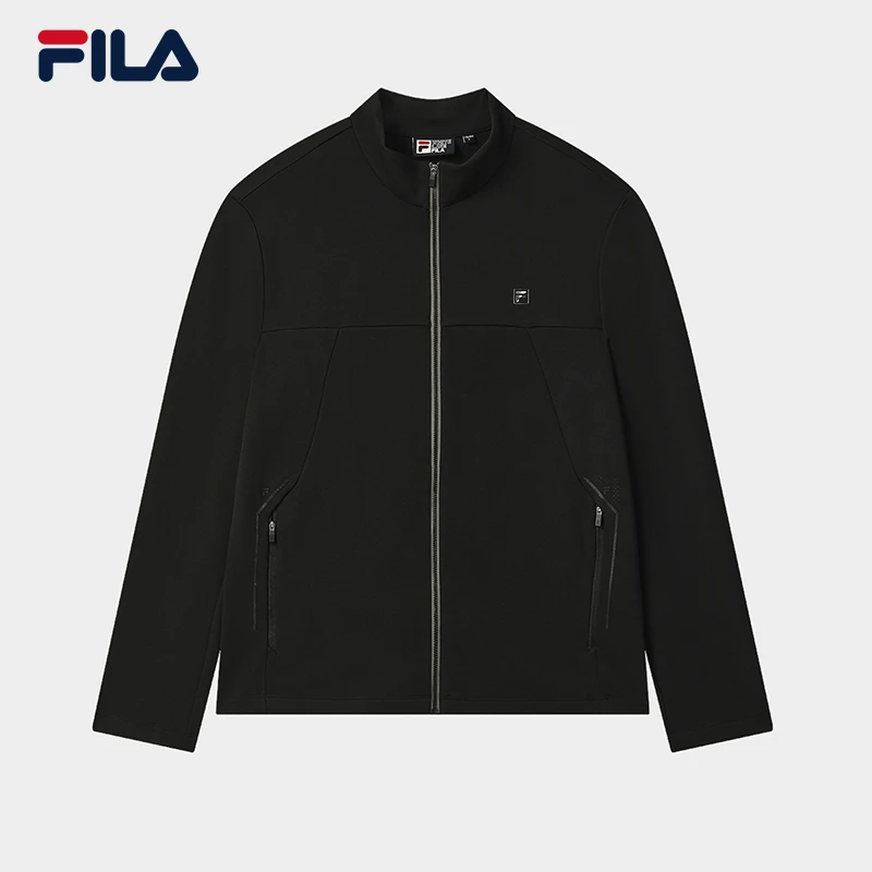 Fila/斐男士经典针织外套【莱赛尔】柔软舒适户外休闲F11M533502F