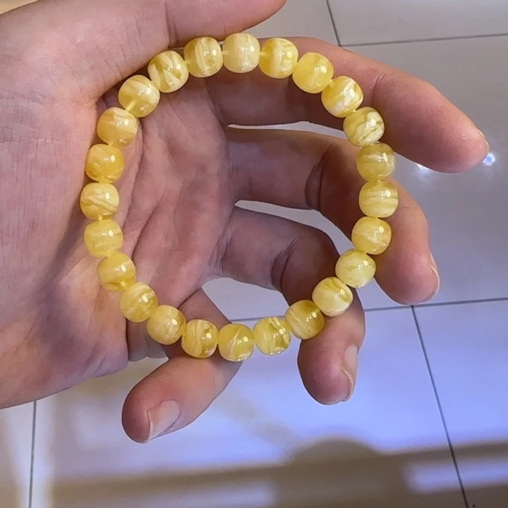 手链琥珀未镶嵌蜜蜡