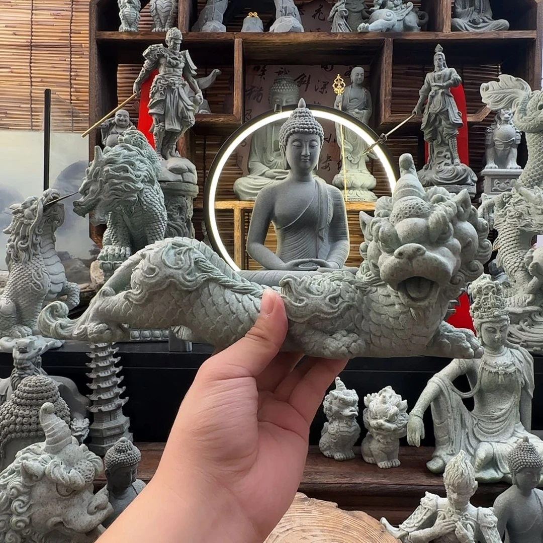 石材释迦牟尼佛大号27公分