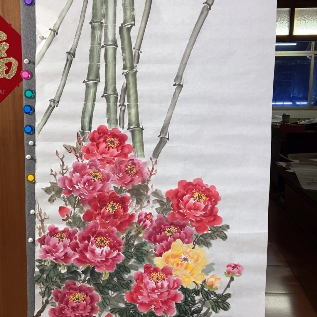 国画陈正保老师手绘国画