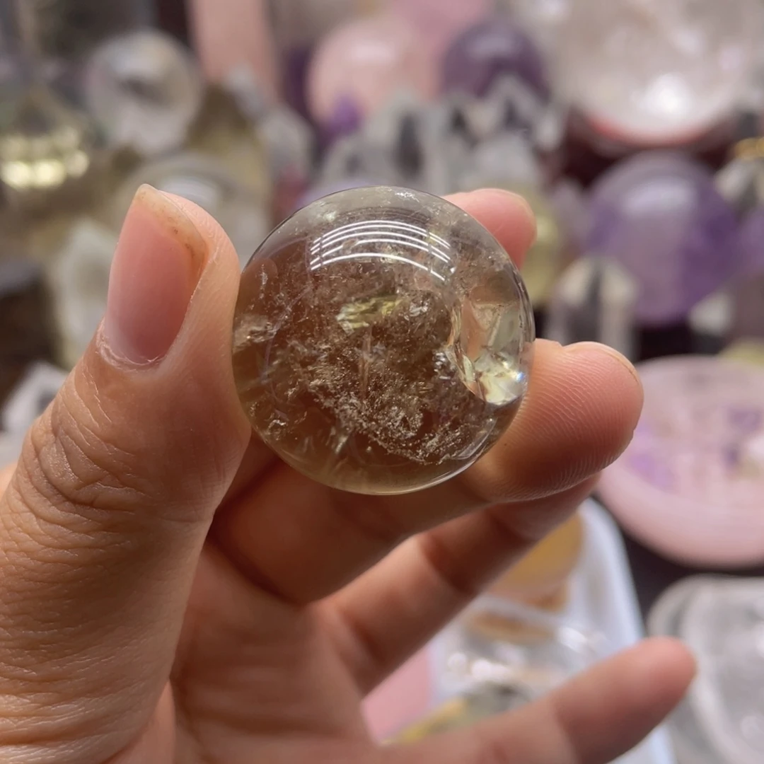 狗***孩水晶未镶嵌珠宝半成品198