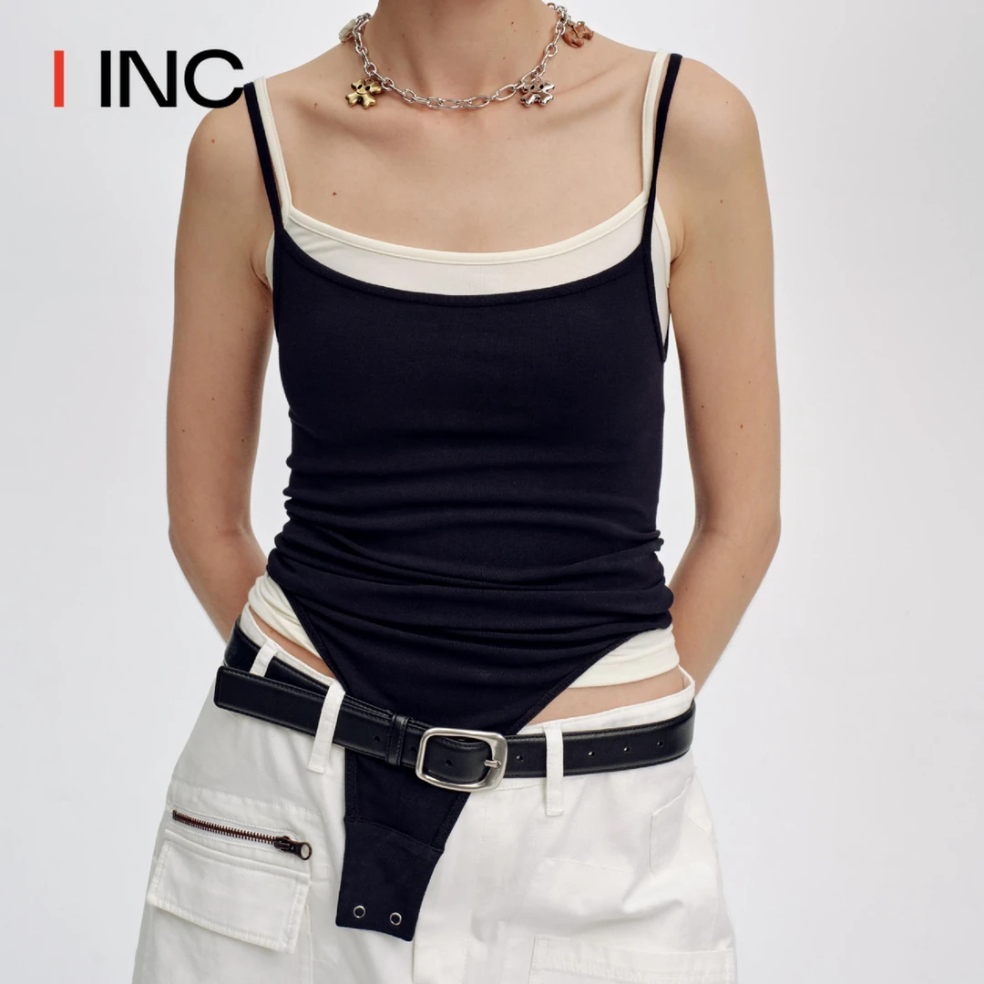 IINC SHORT SENTENCE 短句 25SS无缝修身连裆吊带 春夏新款上衣