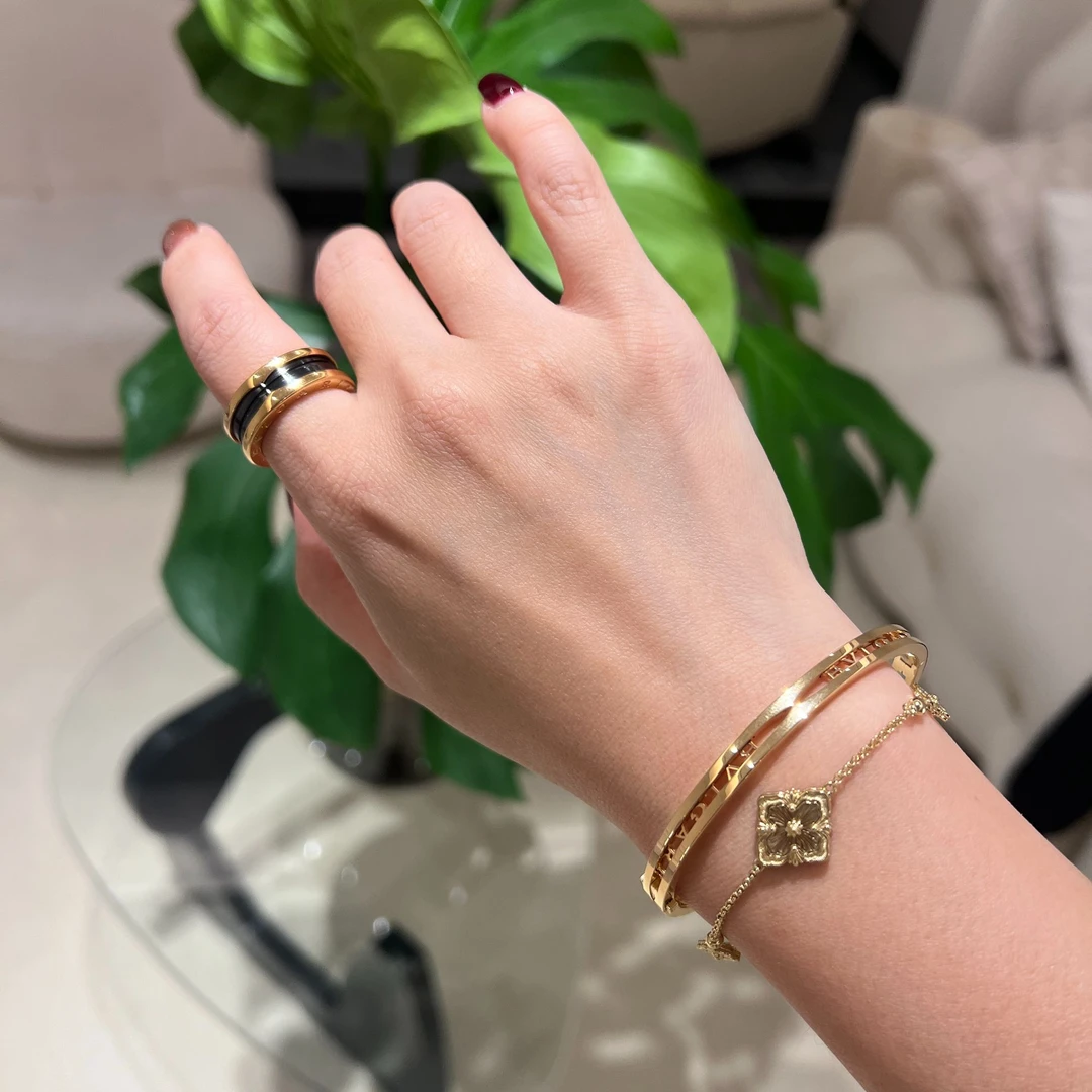 【A】时尚布布单花手链