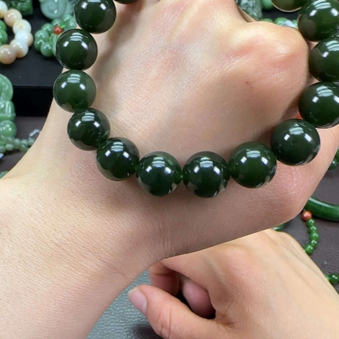 和田玉手串未镶嵌