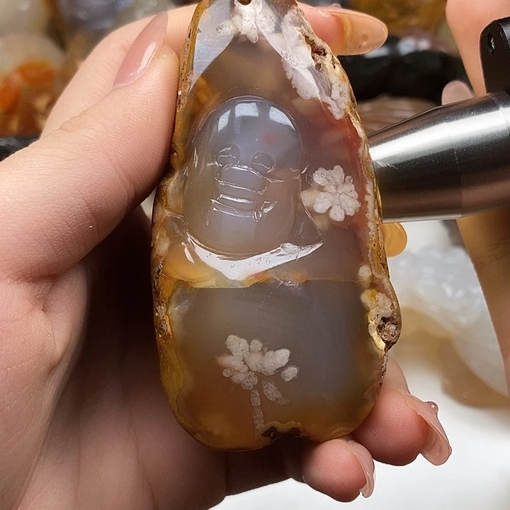 玛瑙/玉髓合金颈饰