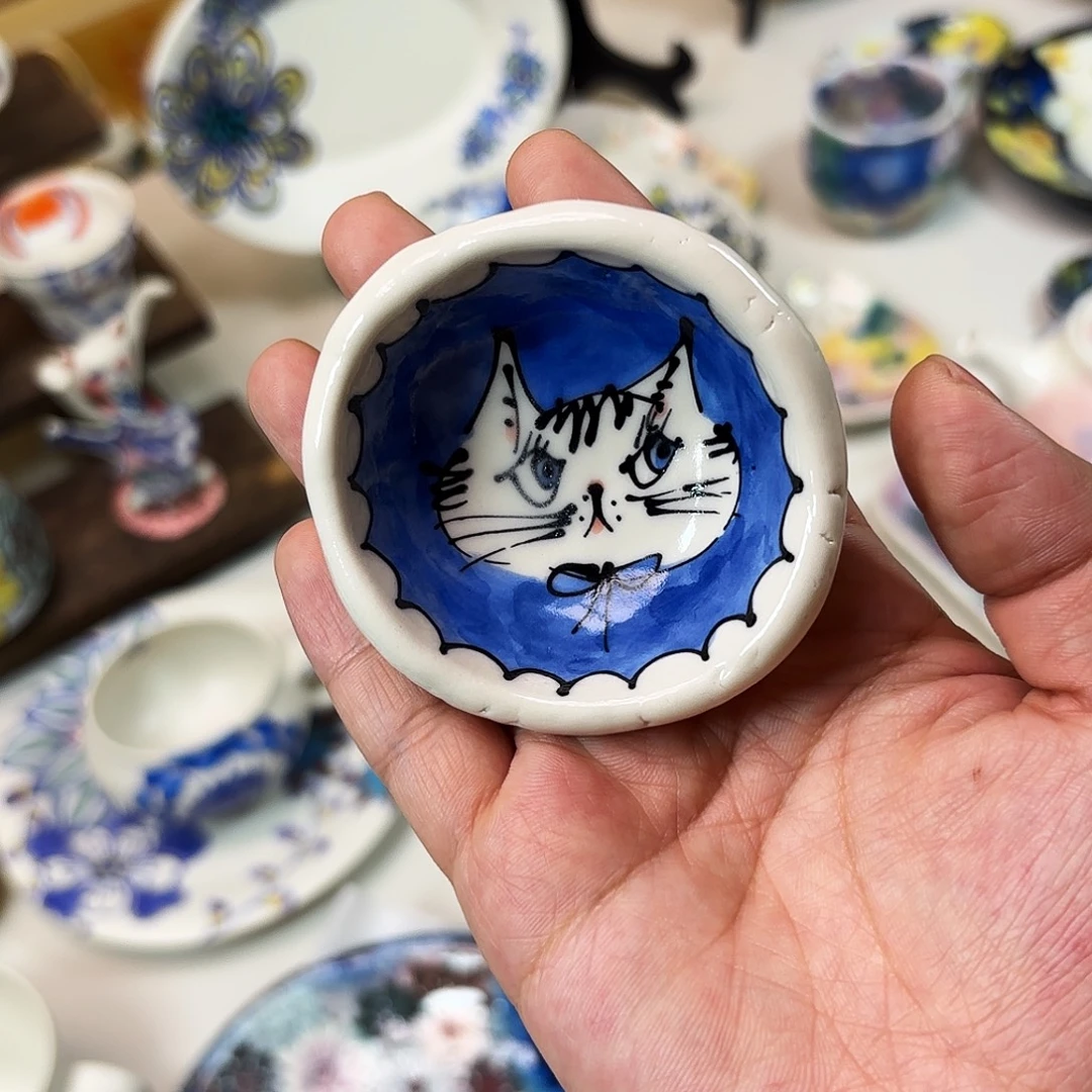 瓷伊藤雅子  豆皿