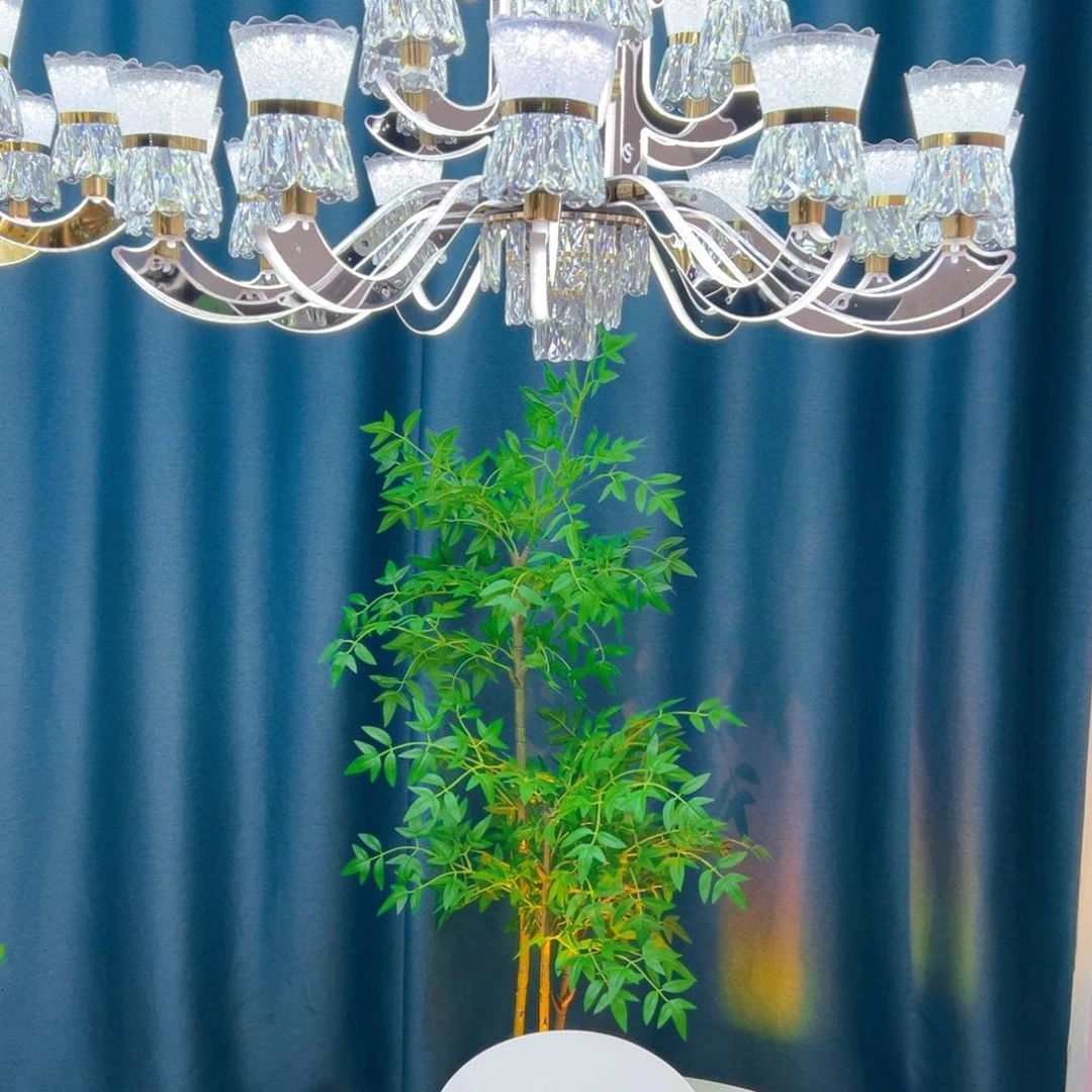 鱼线型吊灯2个8头不带遥控