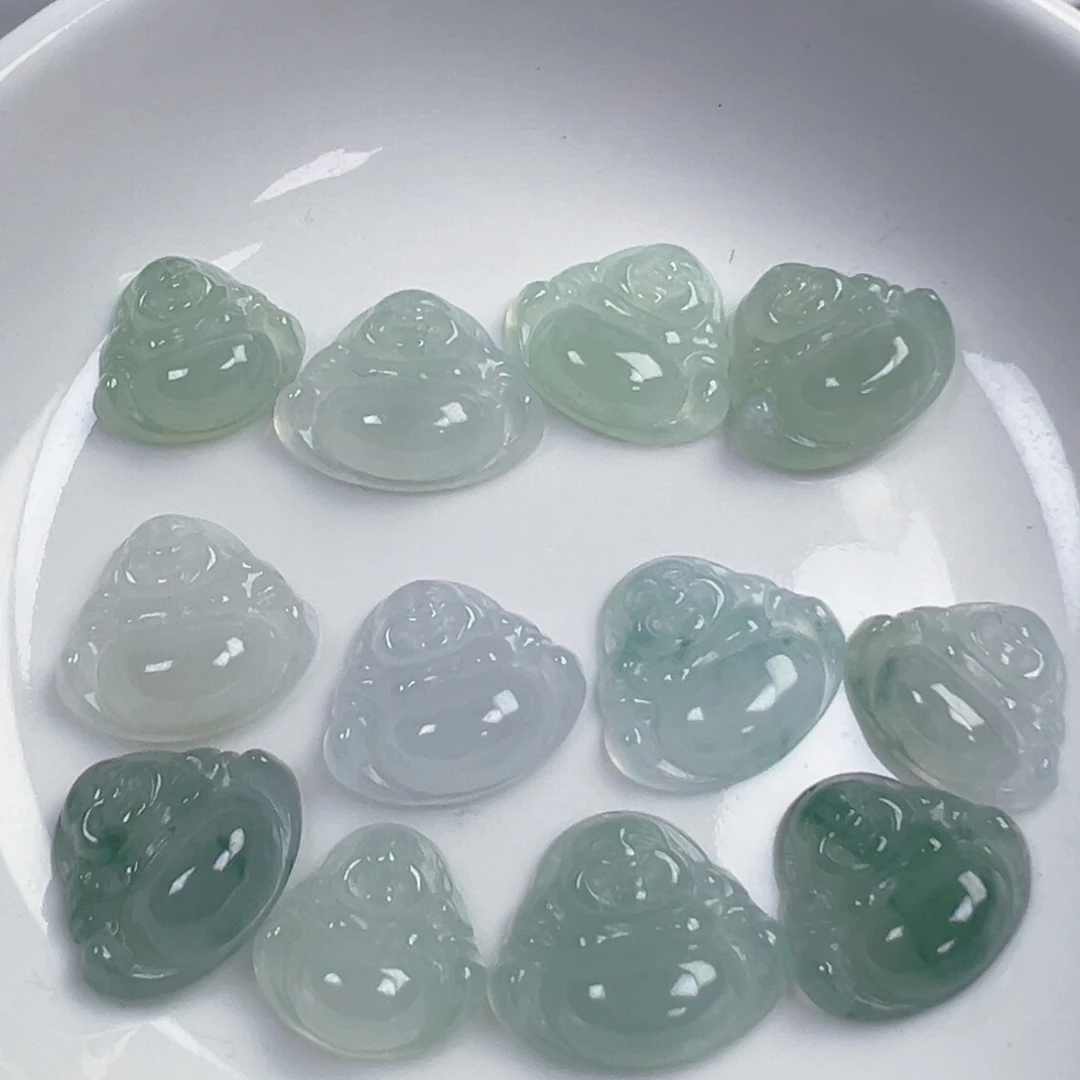 翡翠散珠翡翠冰佛公一个可挑