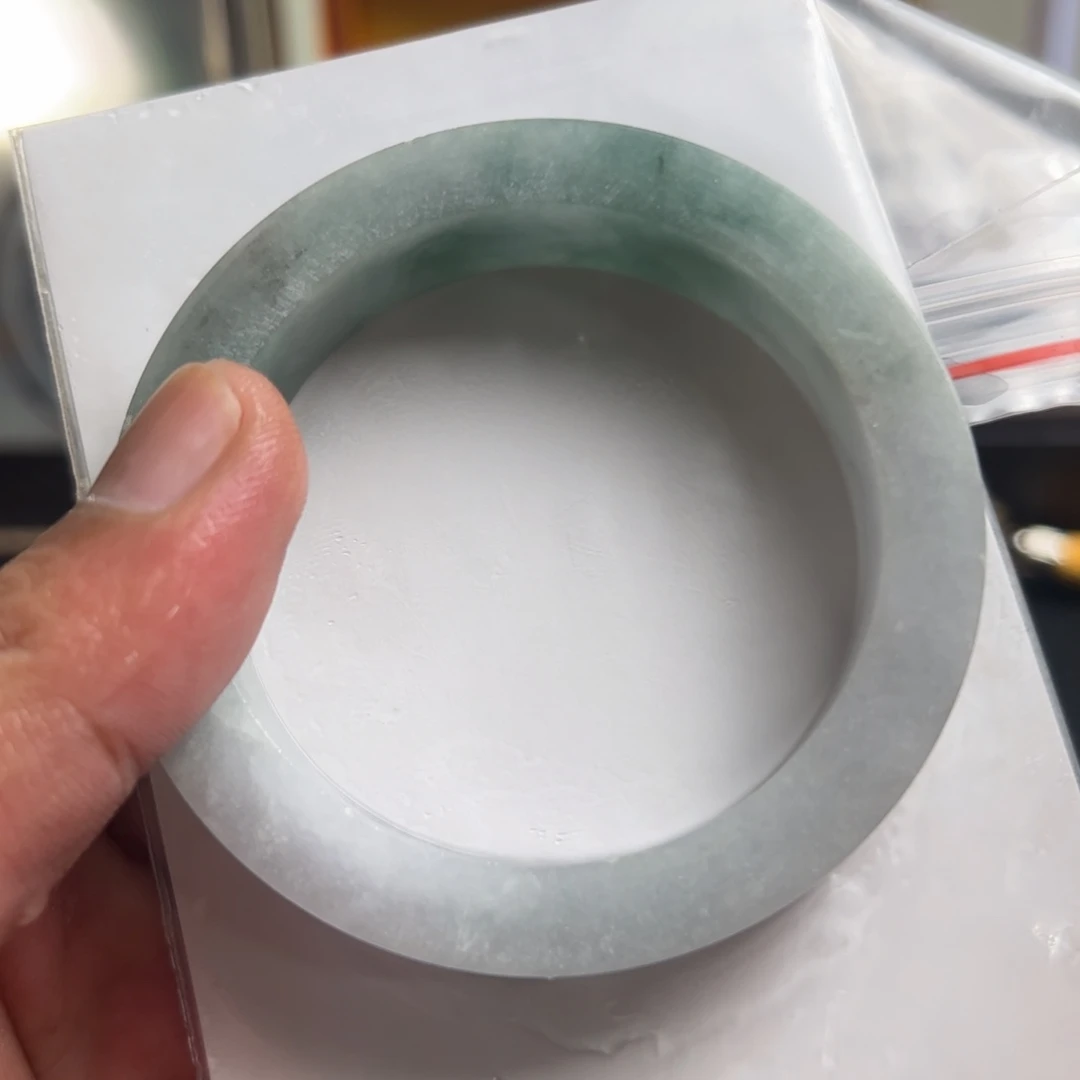 定制翡翠未镶嵌毛坯手镯定制58