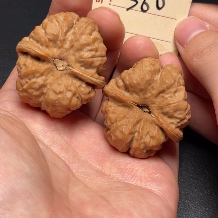 把件文玩核桃蛙蛙38尺全品白茬360