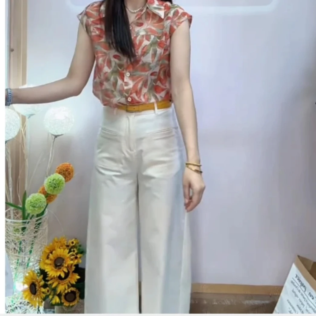 时尚百搭休闲潮流精品女装宽松上衣裤子套装女夏
