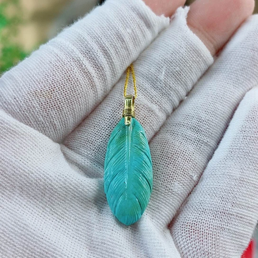 未镶嵌绿松石珠宝奇石