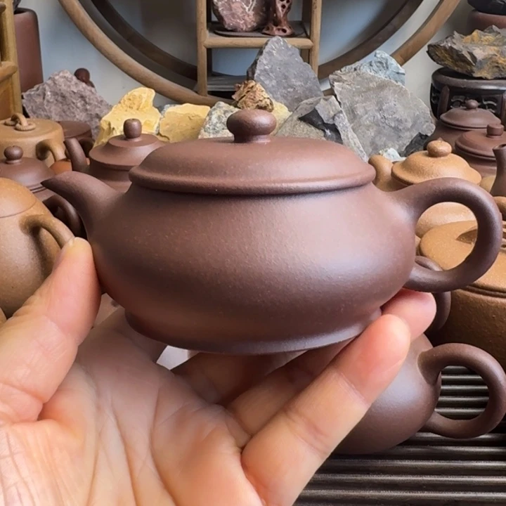 茶壶紫砂150cc明炉嫩底槽清