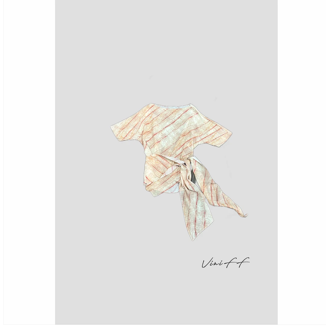 ViniFF薇妮｜夏季新款「」渐变上衣WA5XT028