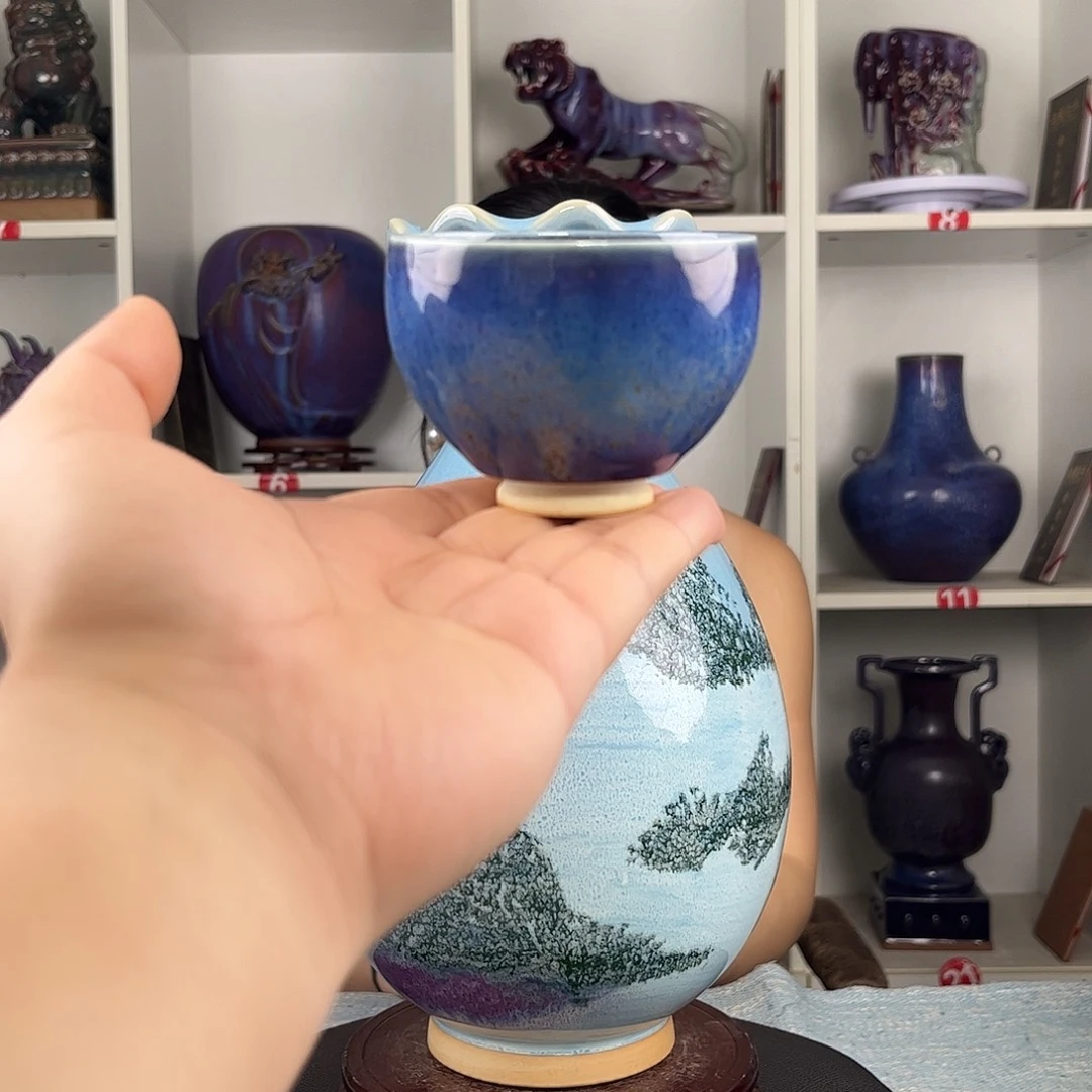 瓷片摆件……主人杯……