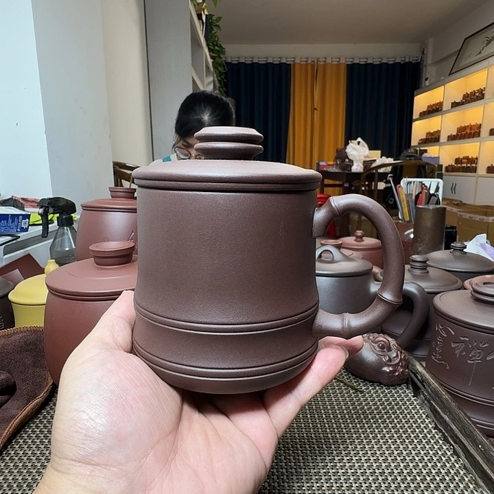 茶杯紫砂原矿紫砂