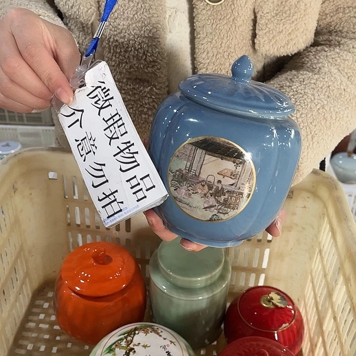 其他陶瓷茶叶罐密封罐摆件