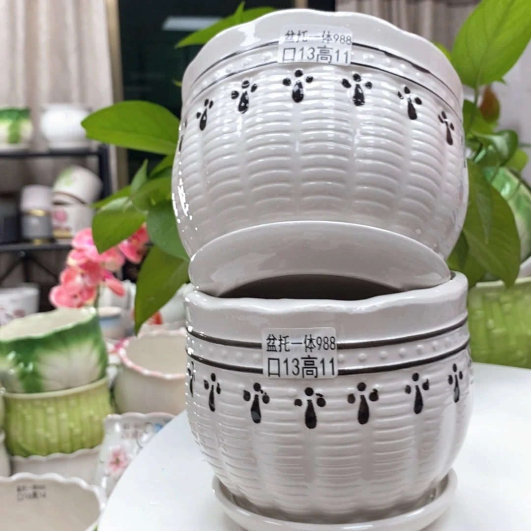 @有孔陶瓷花盆@@5988