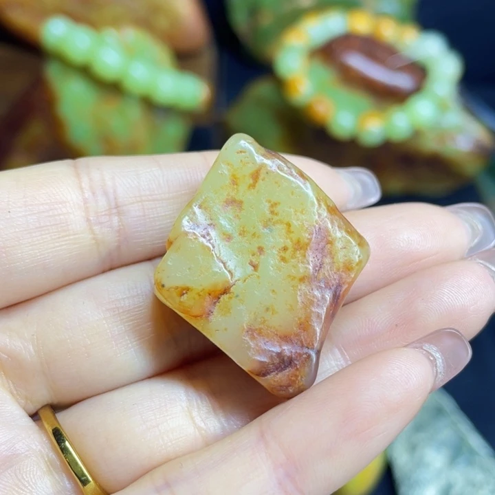 和田玉未镶嵌手链