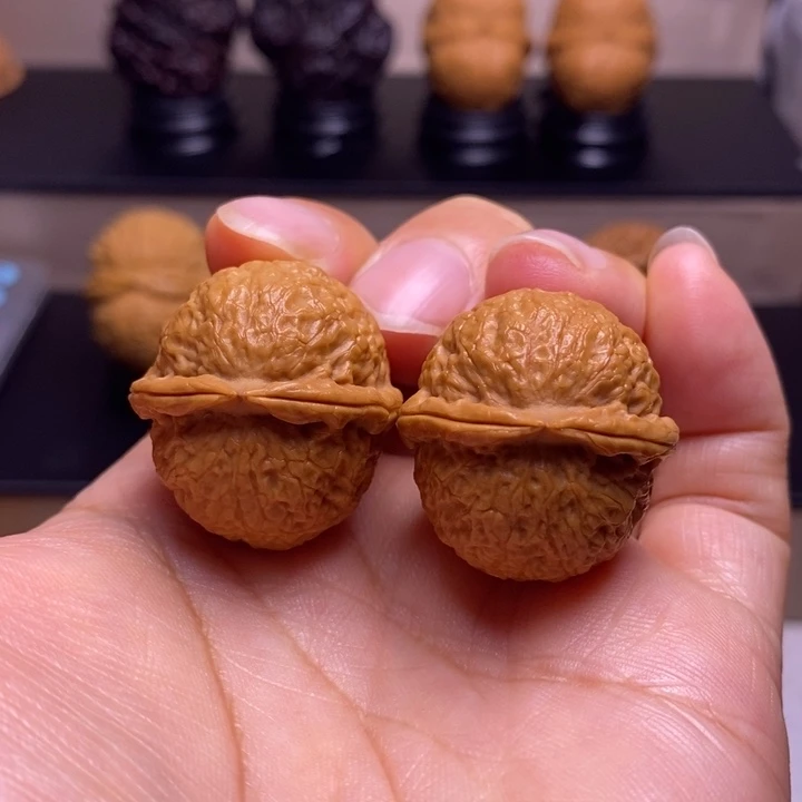 文玩核桃把件福星小铁锤29