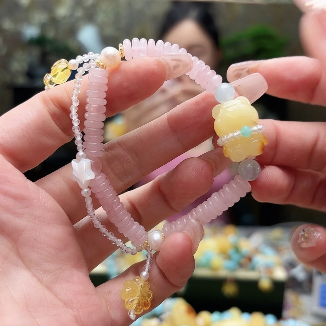 未镶嵌琥珀手链琥珀