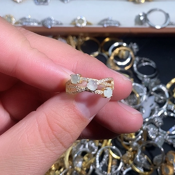 翡翠未镶嵌戒指翡翠首饰未镶嵌戒指149