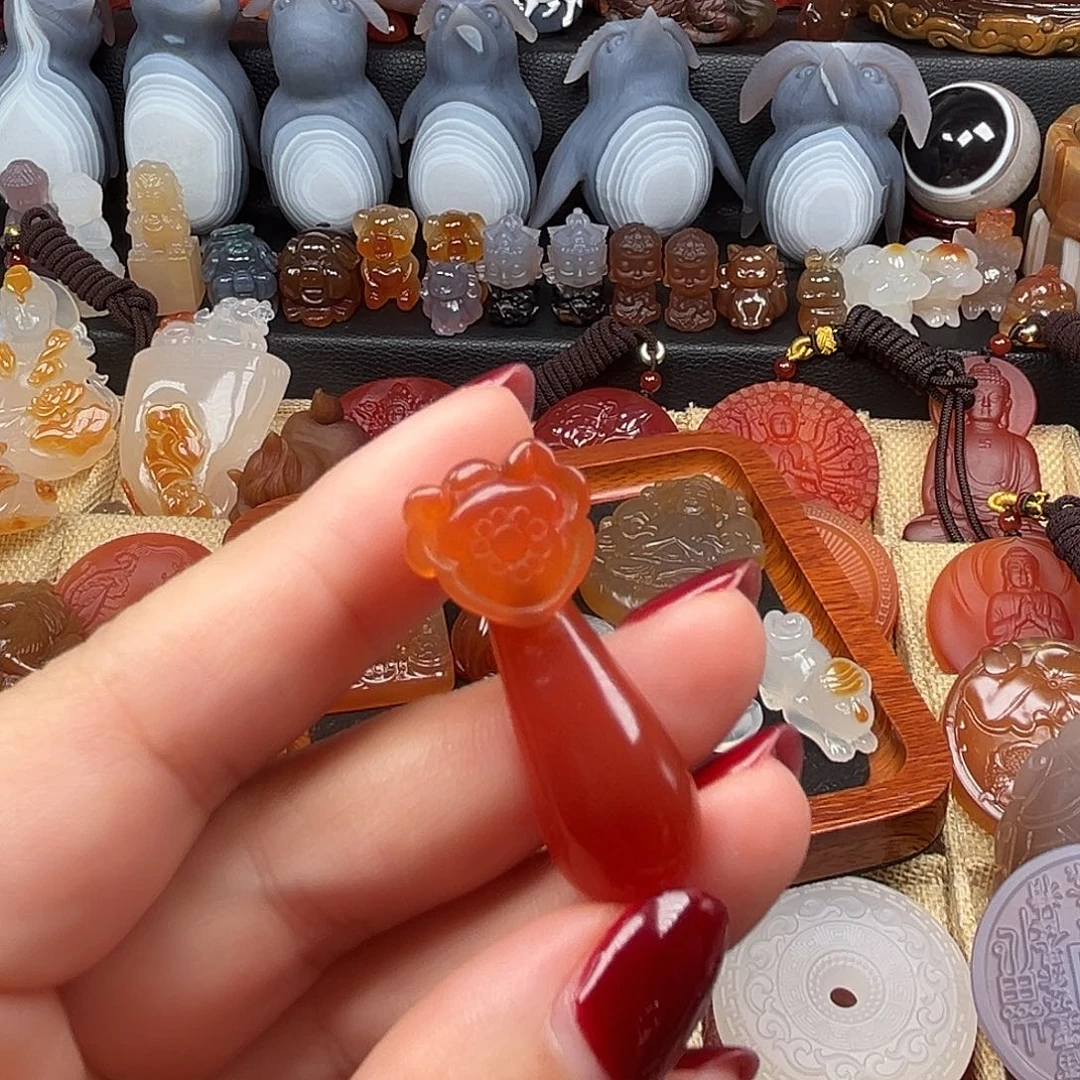 玛瑙/玉髓未镶嵌颈饰