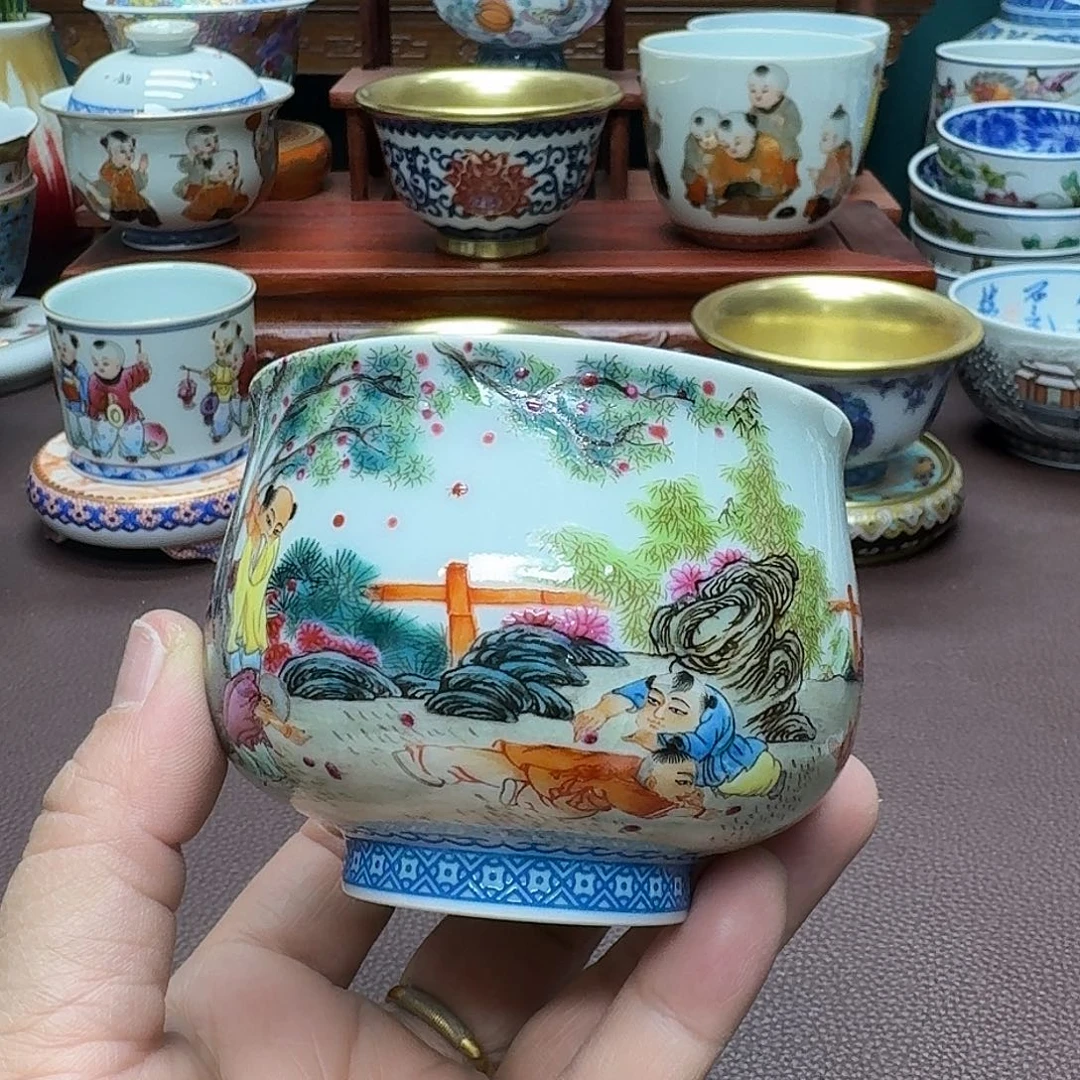 瓷片和景德镇仿古手工制作精品展示