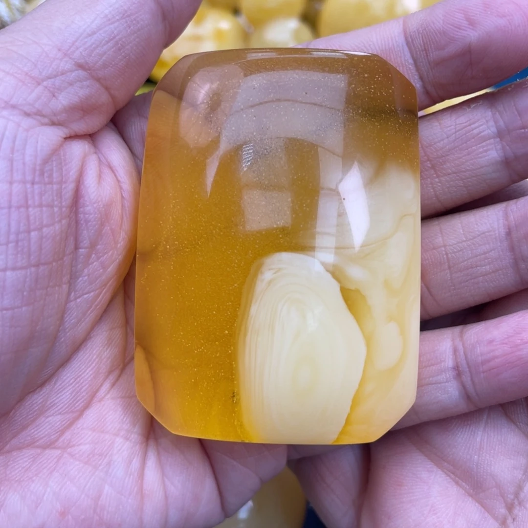 琥珀裸石未镶嵌琥珀蜜蜡