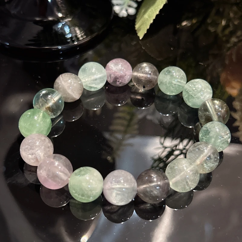 A690 卡12多宝彩绿萤手串[多样性发一]