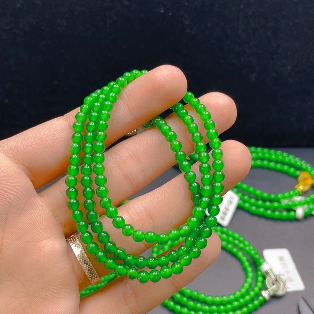 翡翠未镶嵌项链