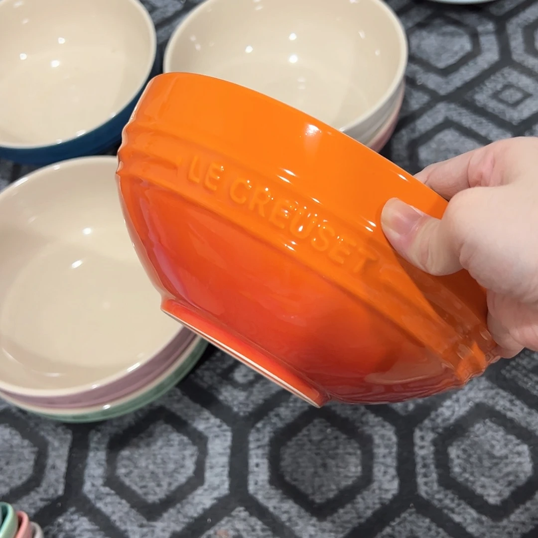 陶瓷+++大汤晚 橙色一个