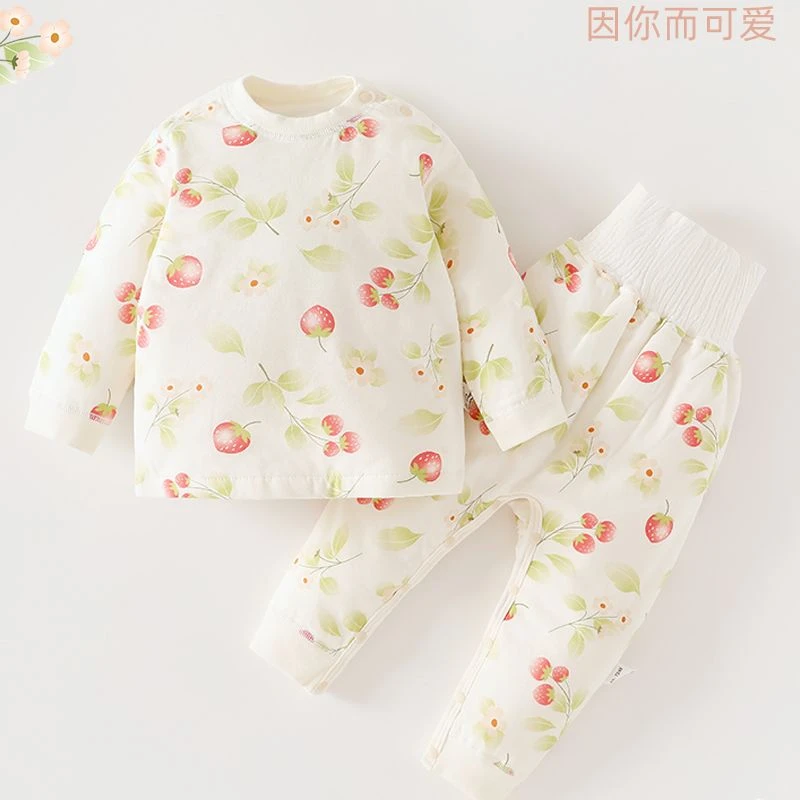 缤纷花果系列薄棉肩扣套装
