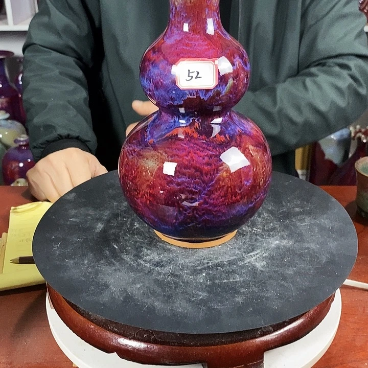 尚峰钧窑作品微微瑕