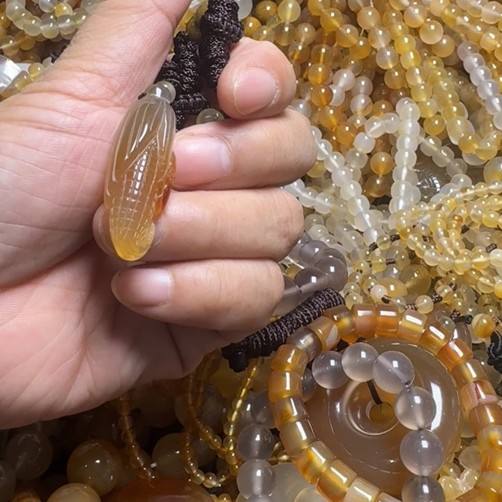 玛瑙/玉髓颈饰未镶嵌?**葵0031