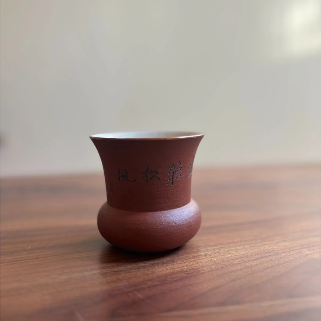 松风-包铜红建水-粉引-茶器-茶道