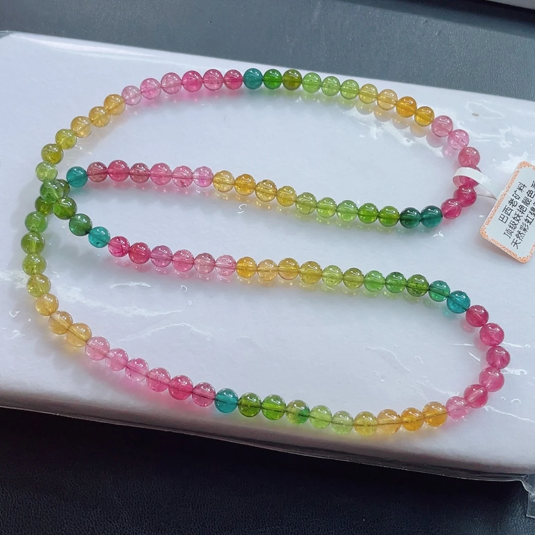 手链碧玺未镶嵌5.9mm左右