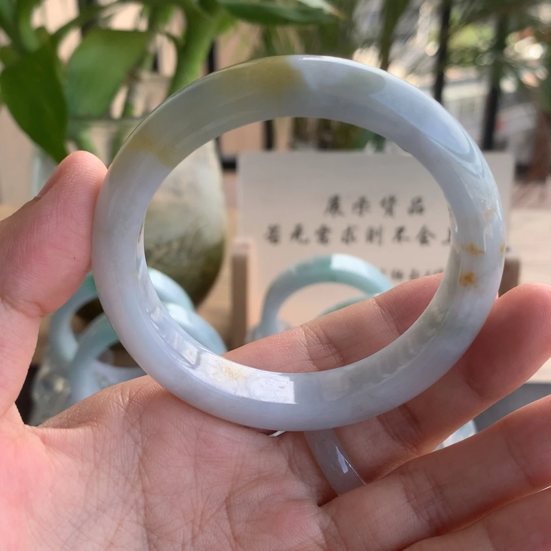 定制翡翠未镶嵌手镯54