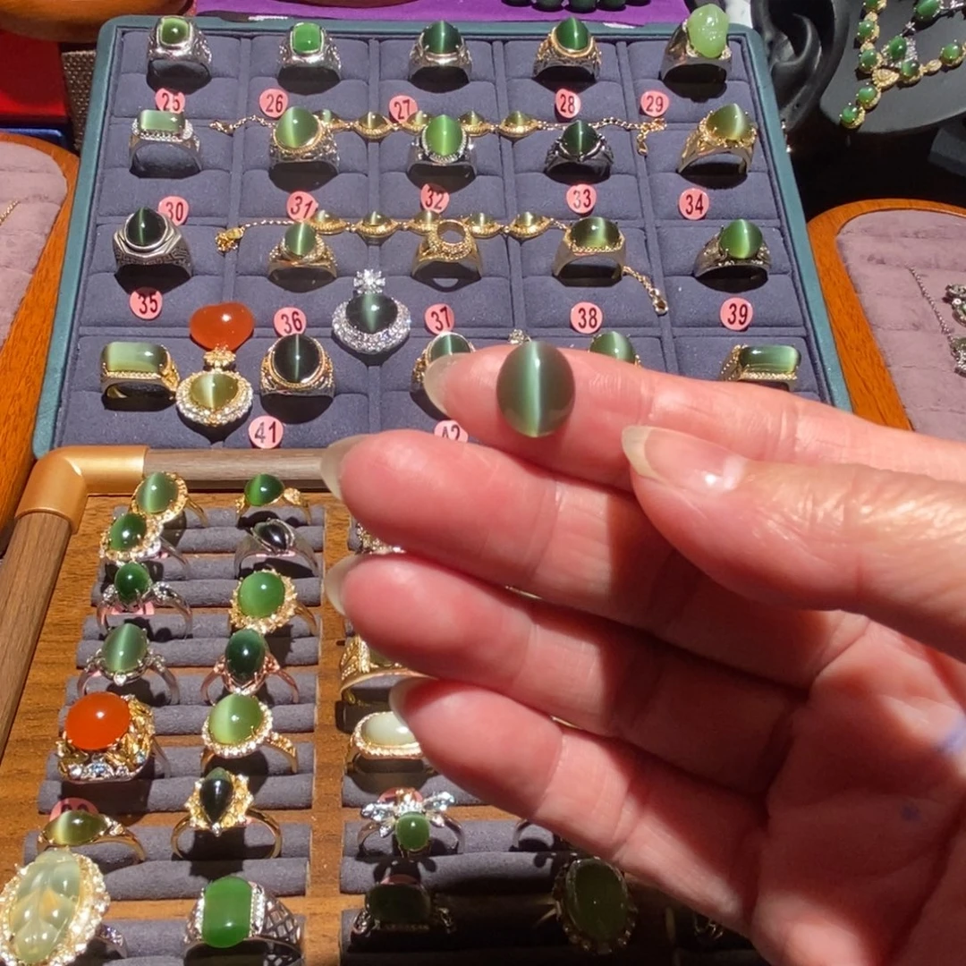 幸***始和田玉未镶嵌戒指