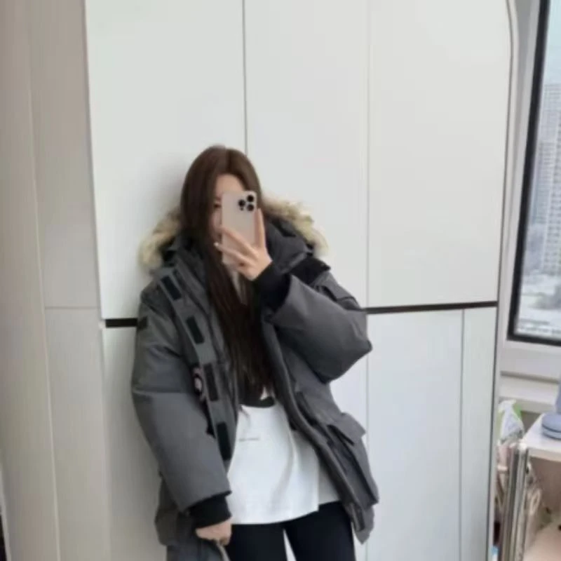 大鹅08远征户外情侣羽绒服加厚秋冬工装派克服男女冬季